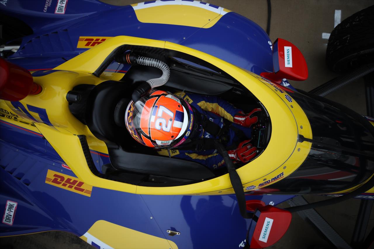 Alexander Rossi during the Open Test at Circuit of The Americas in Austin, TX -- Photo by: Chris Graythen (Getty Images)
